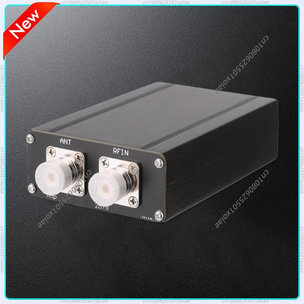 1.8-50MHz Antenna Tuner 0.91inch OLED Display by N7DDC 7x7 Automatic Antenna Tuner 3.2 Firmware Programmed with Metal Case