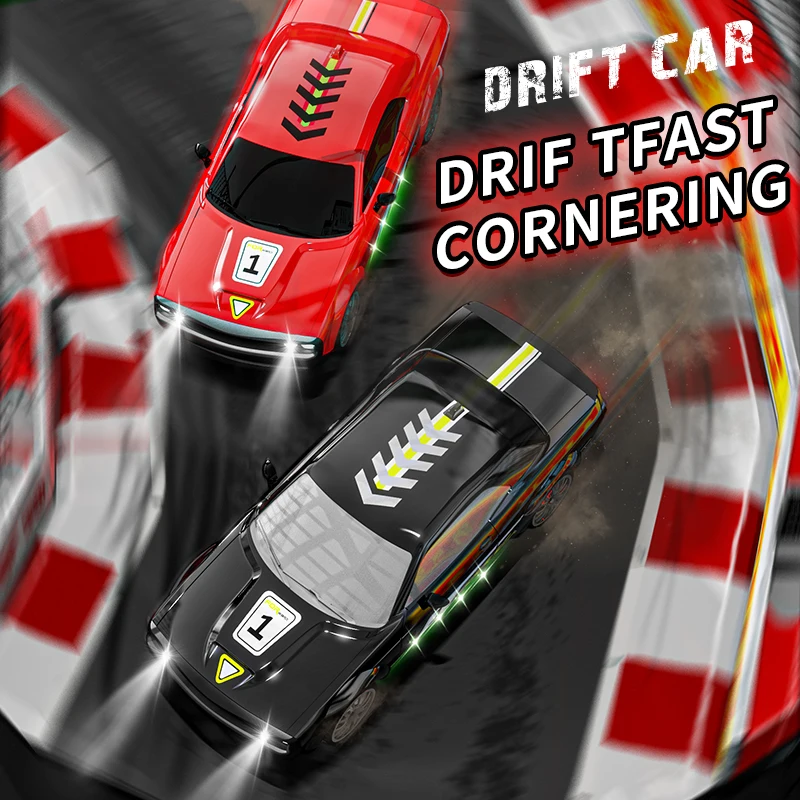 

1:20 Drift Car with Lights Racing Remote Control Car Four-wheel Drive Drift Car Competition Children's Boy Remote Control Toys