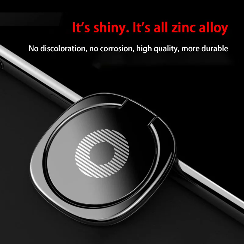 New SUP Cell Phone Ring Holder Stand 360° Degree Rotation Clear Finger Grip Kickstand Compatible Smart Phone 2025