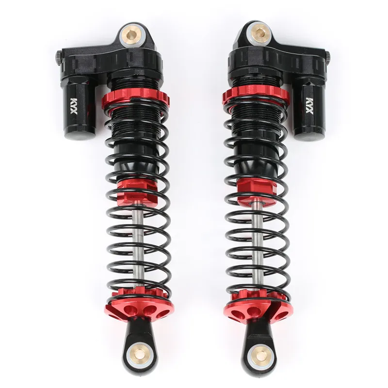 

KYX Racing Heavy Duty CNC Aluminum 145mm Front Rear Suspension Shock set Upgrades Parts for RC Crawler Car Axial SCX6 AXI05000