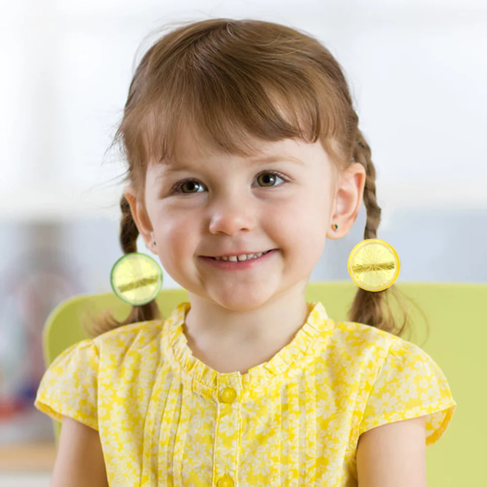 

6Pcs Lemon Slice Hair Clips Cute Fruit Accessories for Women Birthday Party Hair Clips Womens Hairpin Cute Hairpin
