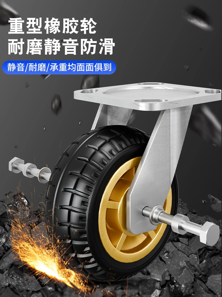 Steel plate cart pulling cargo trolley moving cart household flatbed truck portable trailer folding small puller puller pulling