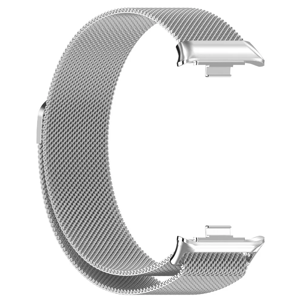 Bracelet à boucle milanaise pour montre connectée Redmi 4, pour Xiaomi Mi band 8 pro, accessoires de remplacement en métal