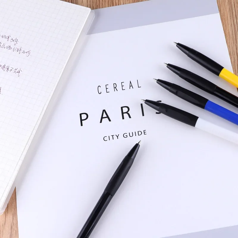 0.7mm Retractable Ballpoint Pen Colorful Simply Press The Ballpoint Pen