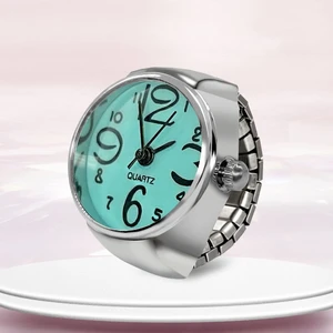 Kreative kreisförmige Uhr des Selektorrings für Männer und Frauen, Verbindungen, Schild, Finger, Paar, heißer Verkauf, neu 6 Hauptverkaufstasche entação 12l - №3