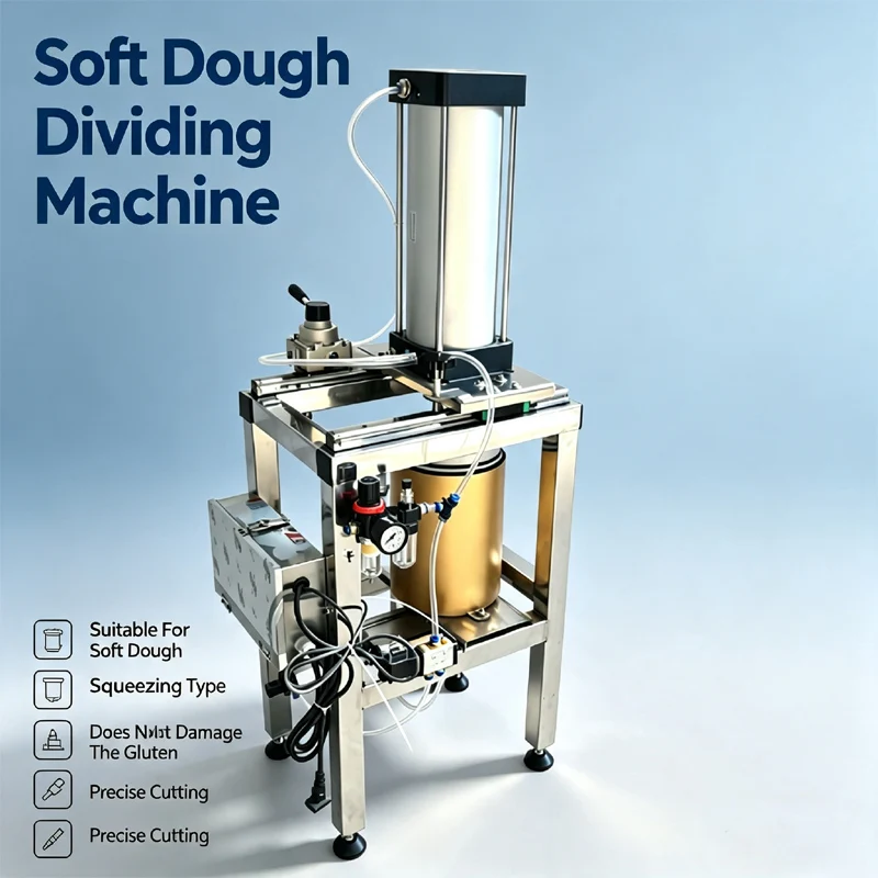 Soft Dough Dividing Machine Dough Cutting Machine For Bread Pizza Dumpling Mooncake Filling Separation Processing