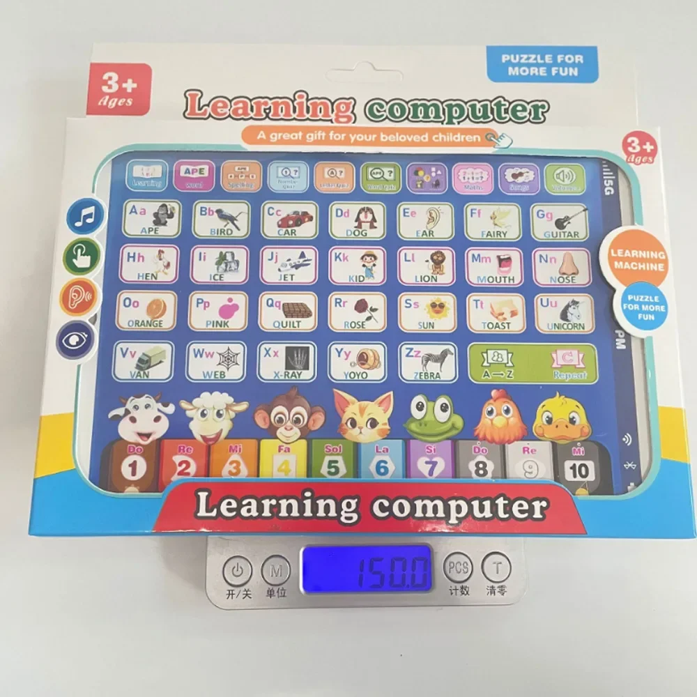 Tablette de Simulation anglaise, modèle de jouet, Machine d'apprentissage, écran tactile, Machine de lecture de points, éducation de la petite enfance pour enfants