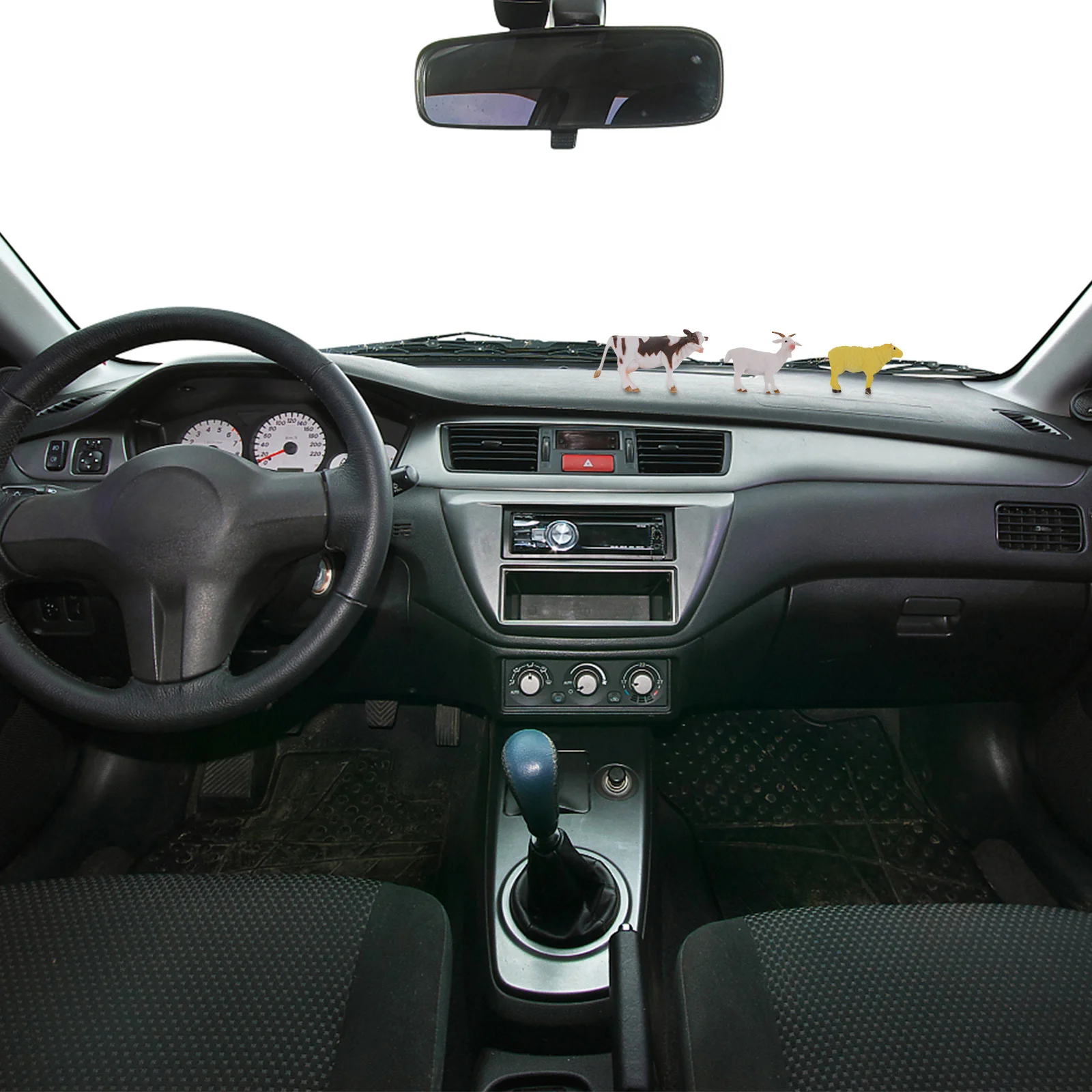 3 szt. Imitacja zwierząt, wykwintna, realistyczna rzeźba ssaka, mini rzeźba zwierzęcia do ogrodu mechowego, dekoracja mikrokrajobrazu