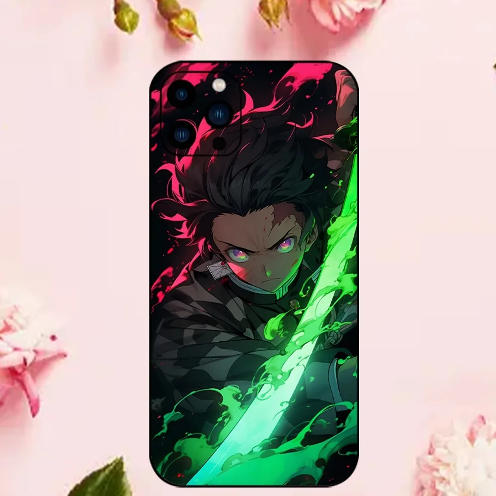 Bilibili Demon Slayer Phone Case For iPhone 15 14 13 12 Mini 11 Pro Max X XR XS 8 SE Plus Shell