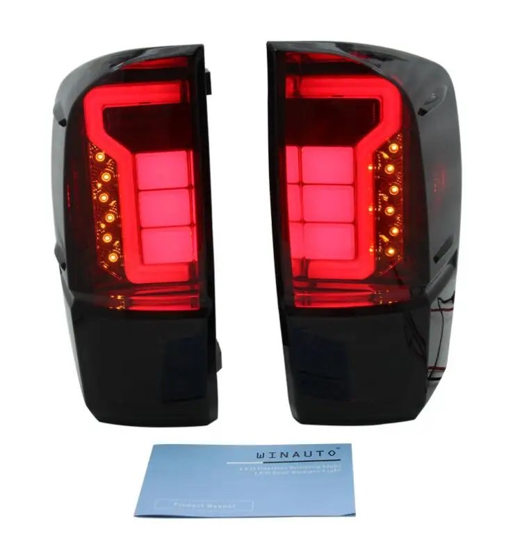 Video car bumper tail light for tayota Tacoma taillight 2016~2021y LED car accessories Taillamp Tacoma rear light fog