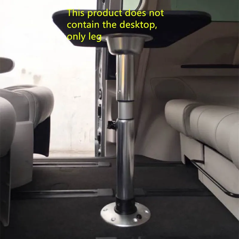 Adjustable Height Telescopic RV Table Leg, Space-Saving Table Mount and Stowable Support Bracket for Motorhomes and Camper