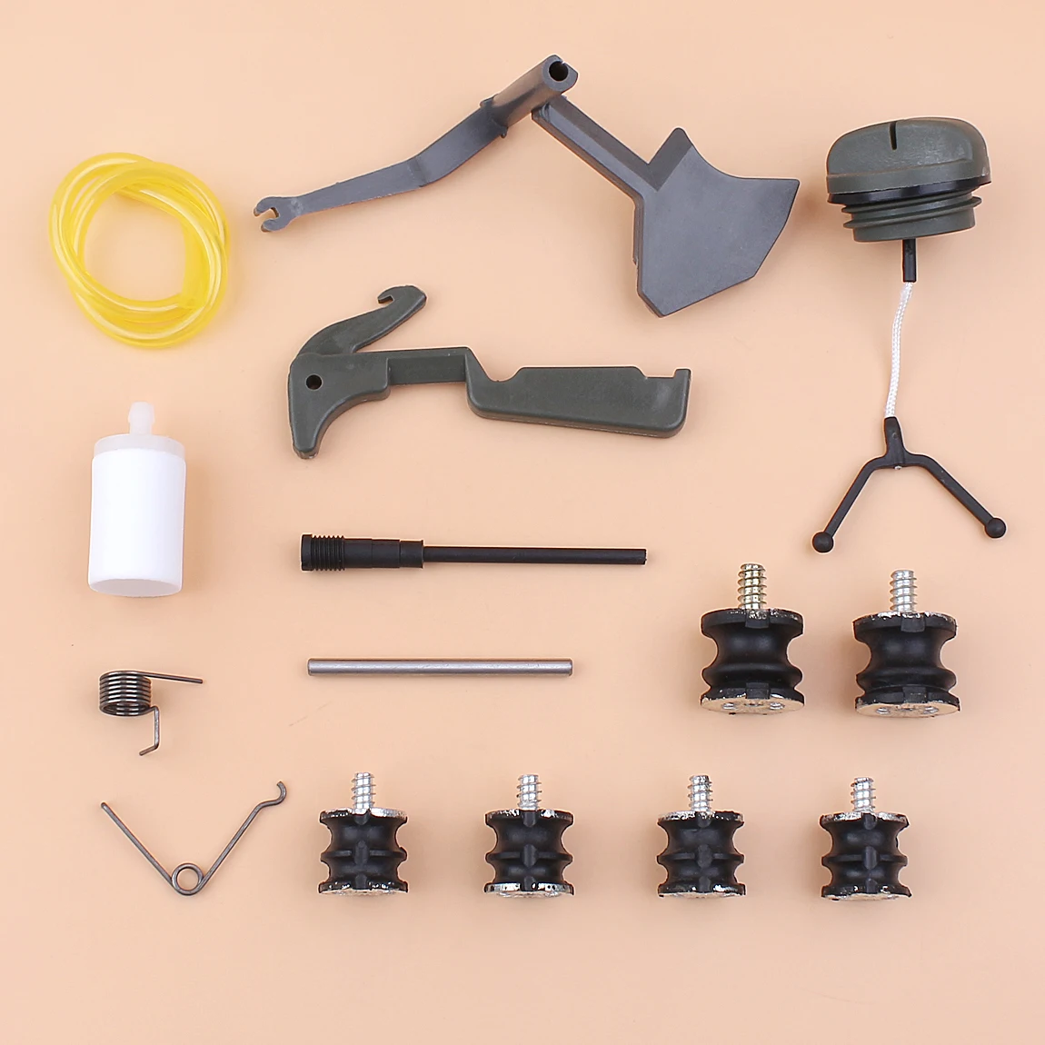 Set di supporti tampone isolatore grilletto acceleratore per Husqvarna 268 61 66 266 272 parti motosega motosierra gasolina