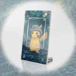 Pokemon karta cegła ramka na zdjęcia Van Gogh Museum Pikachu Charizard akrylowa ramka na zdjęcia PTCG prezent zabawka nie zawiera kart