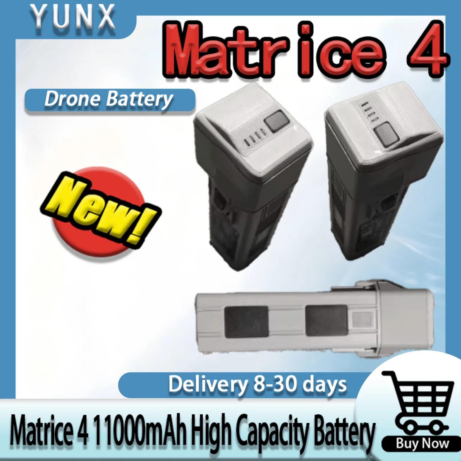 

14.76mAh 11000mAh for Matrice 4 Drone Battery Provides Up To 51 Minutes of Flight Time diy battery parts
