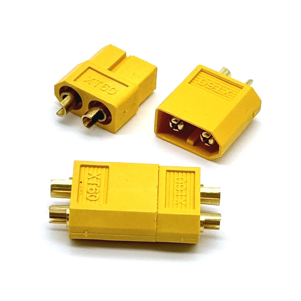 1Pcs/1Pairs MT60 Male Female 3.5mm 3 pole Plug Connector with Sheath Set for RC Airplane Car Model ESC