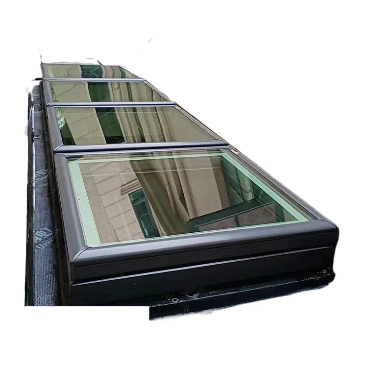

basement lighting shaft skylight, aluminum alloy electric rain sensing skylight, attic roof, skylight, sunroom, manual skylight