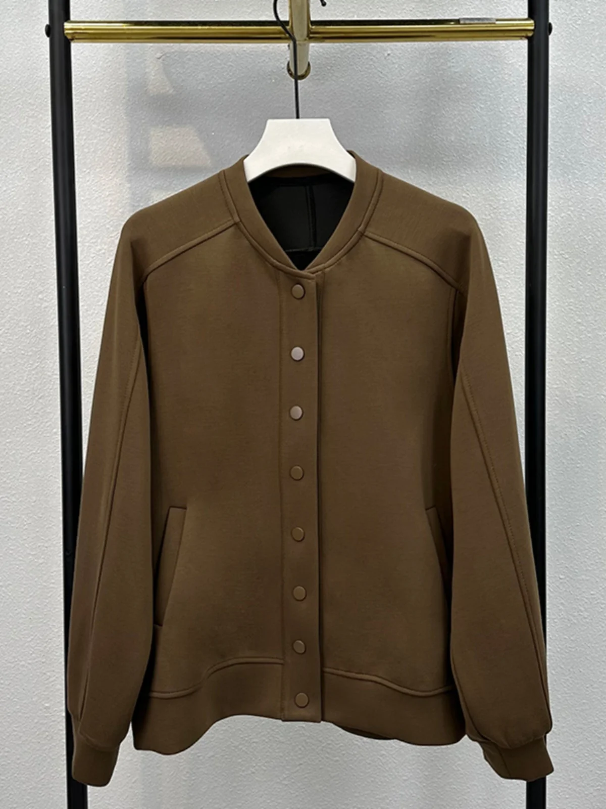 

Casual Early Autumn Open Cardigan Sweatirt Jaet Women's Middle-aged Mom Baseball Jaet Loose Fit Comfortable Sle