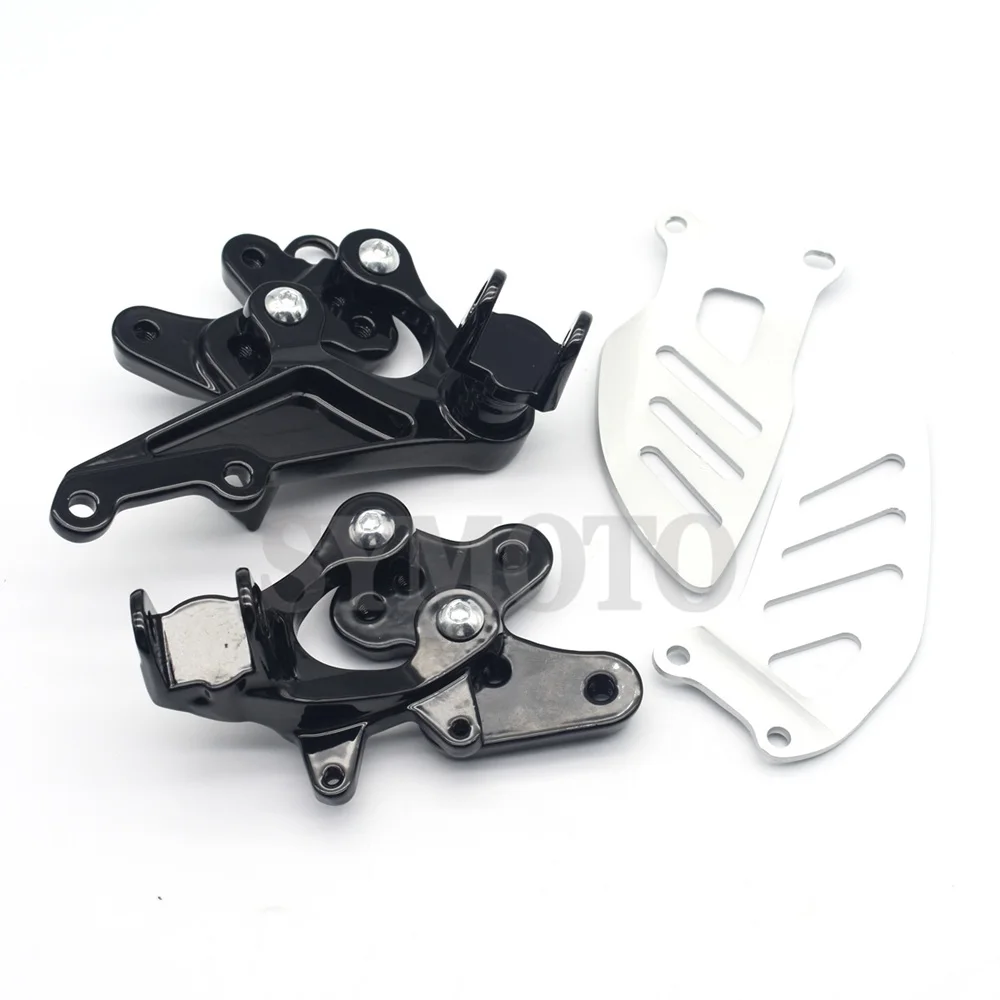 Motorcycle Front Footpegs Foot Pegs Footrest Pedals Bracket For GSXR600 GSXR750 2011-2018 GSXR1000 2009-2017 GSXR 600 750 1000