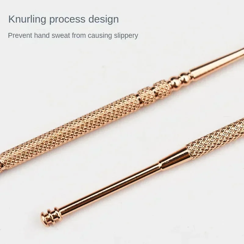 Double Head Stainless Steel Spiral Earpick Ear Scoop Earwax Digging Tools Earwax Curette Spoon Care Ear Clean Toolear Cleaner