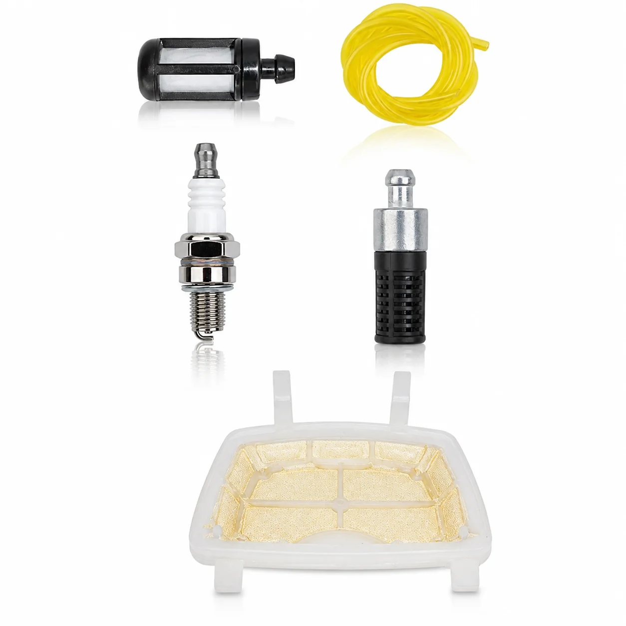 2PCS Air Filter Fuel Filter Spark Plug CMR6H Oil Filter 63cm Oil Pipe Maintenance Kit For Stihl MS171 MS181 MS211 Chainsaw Parts