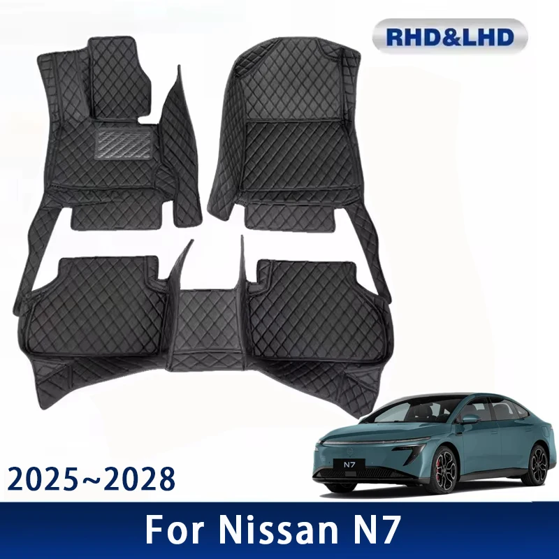 

Car Floor Mats For Nissan N7 2025 2026 2027 2028 Electric Sedan Waterproof Custom Auto Foot Pads Carpet Interior Accessories