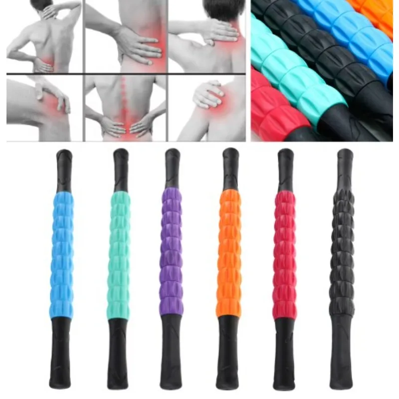 Muscle Roller Stick Body Massage Roller Body Massager for Relieving Muscle Relax Soreness Cramping Fitness Muscle Massager Rod