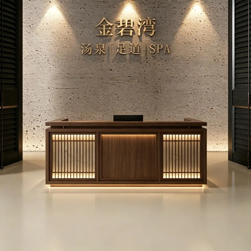 Aesthetic Boutique Reception Desks Beauty Modern Luxury Events Reception Desks Commercial Counter Tavolo Reception Furniture