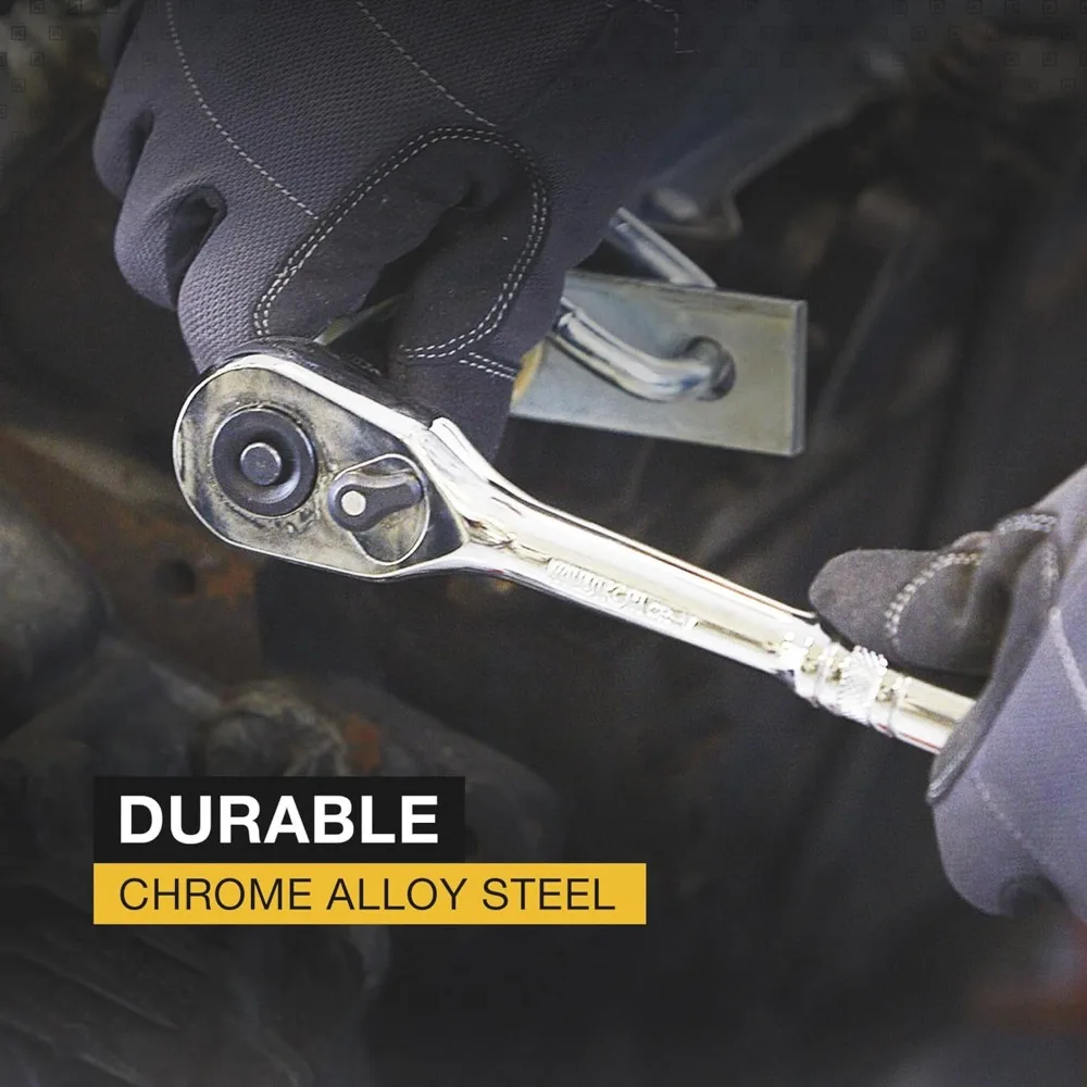 مجموعة أدوات الميكانيكي 245 قطعة 1/4 3/8 1/2 بوصة مجموعة مقابس القيادة مع أدوات السيارات #5