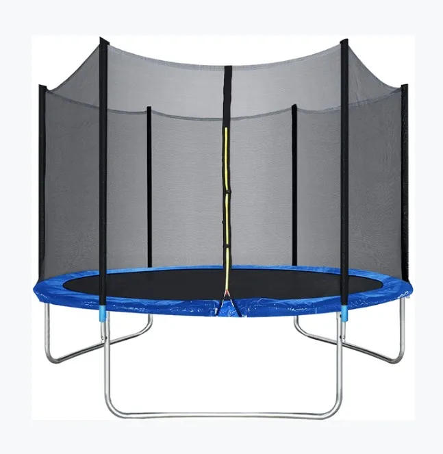 

6FT Outdoor Trampoline With Safety Enclosure Net And Heavy Duty Jumping Mat Fitness For Kids And Adults Outdoor Trampoline