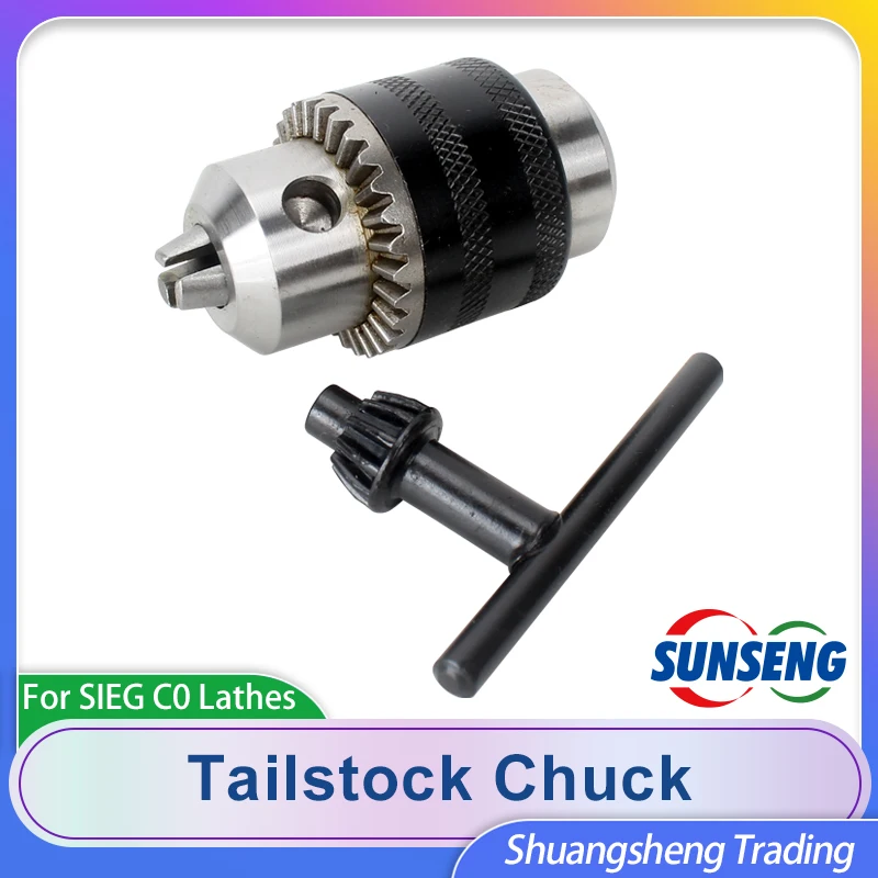 Tailstock Chuck Clamping range 0.5mm-8mm/M14x1mm drill chuck SIEG S/N: 10159