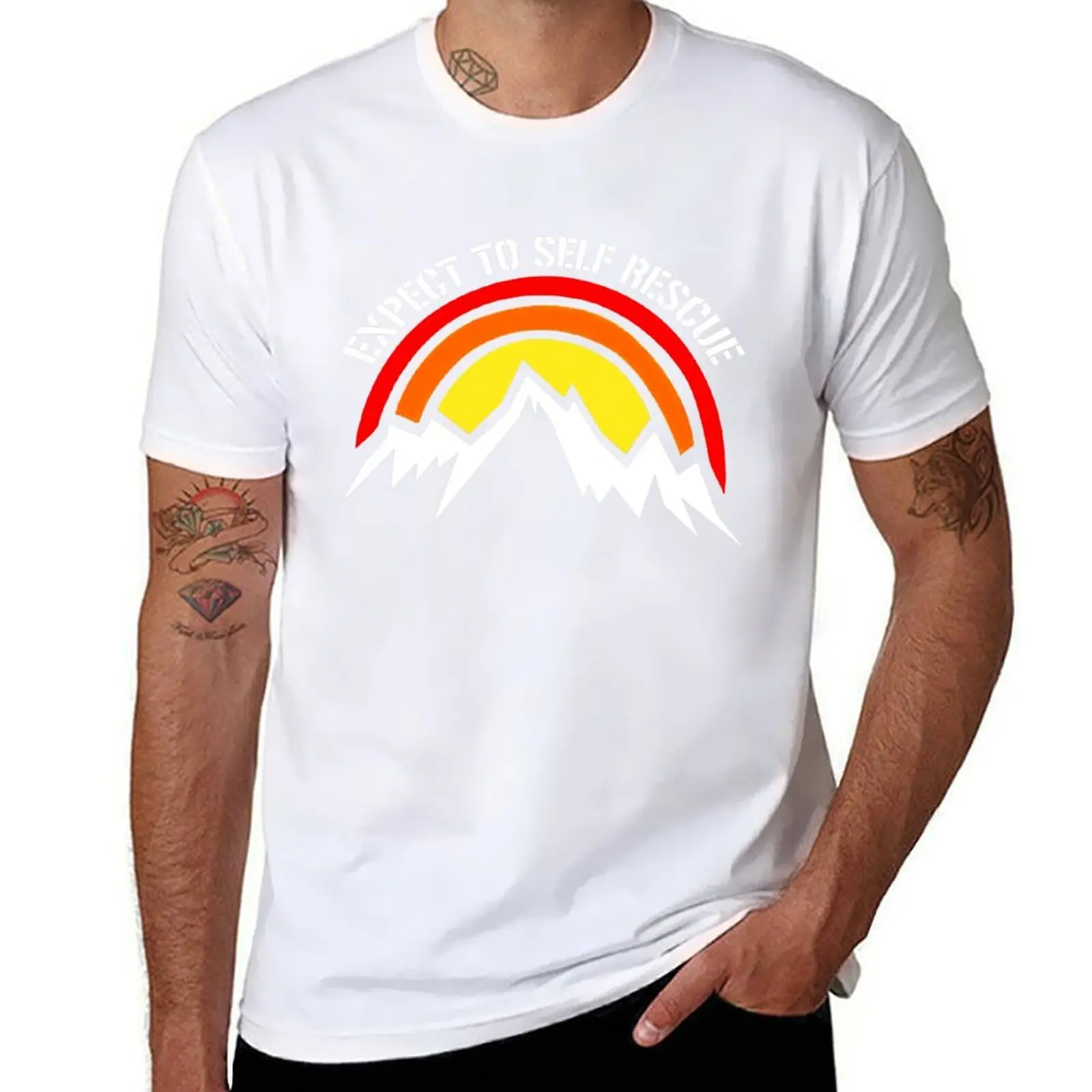 Expect to self Rescue Shirt T-Shirt t shirt man plain t shirt for man T-Shirt