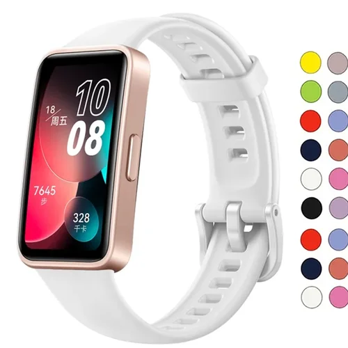 Correa de silicona para Huawei Band 8-9, repuesto de reloj inteligente, pulsera resistente al agua, accesorios NFC para Huawei Band 8-9