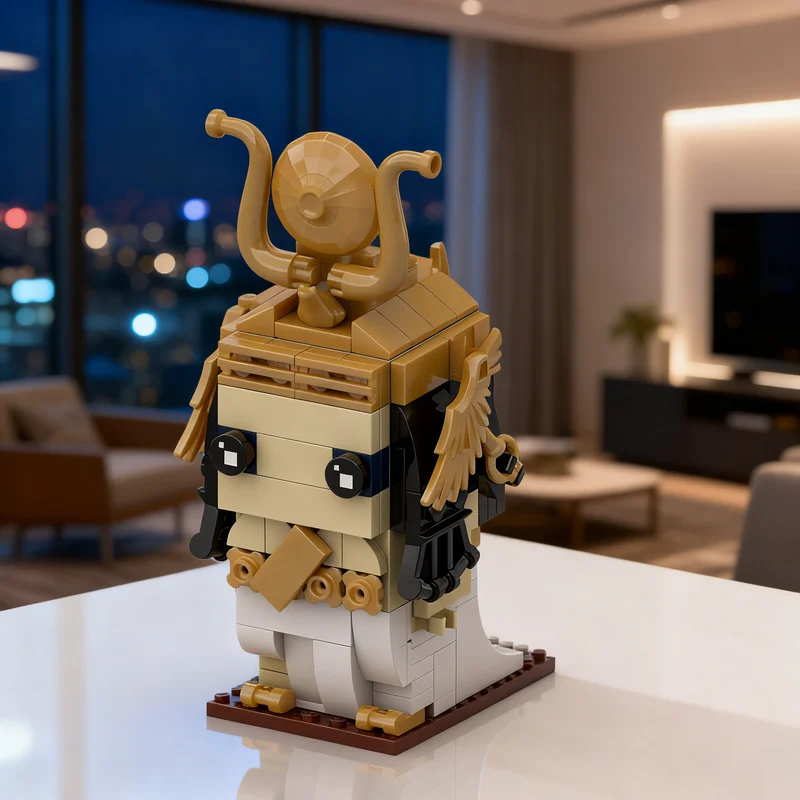 

235pcs MOC Cleopatra Brickheadz Model Building Blocks DIY Gift Creative Collectible Display Decor Premium Adult Kids Desk Home