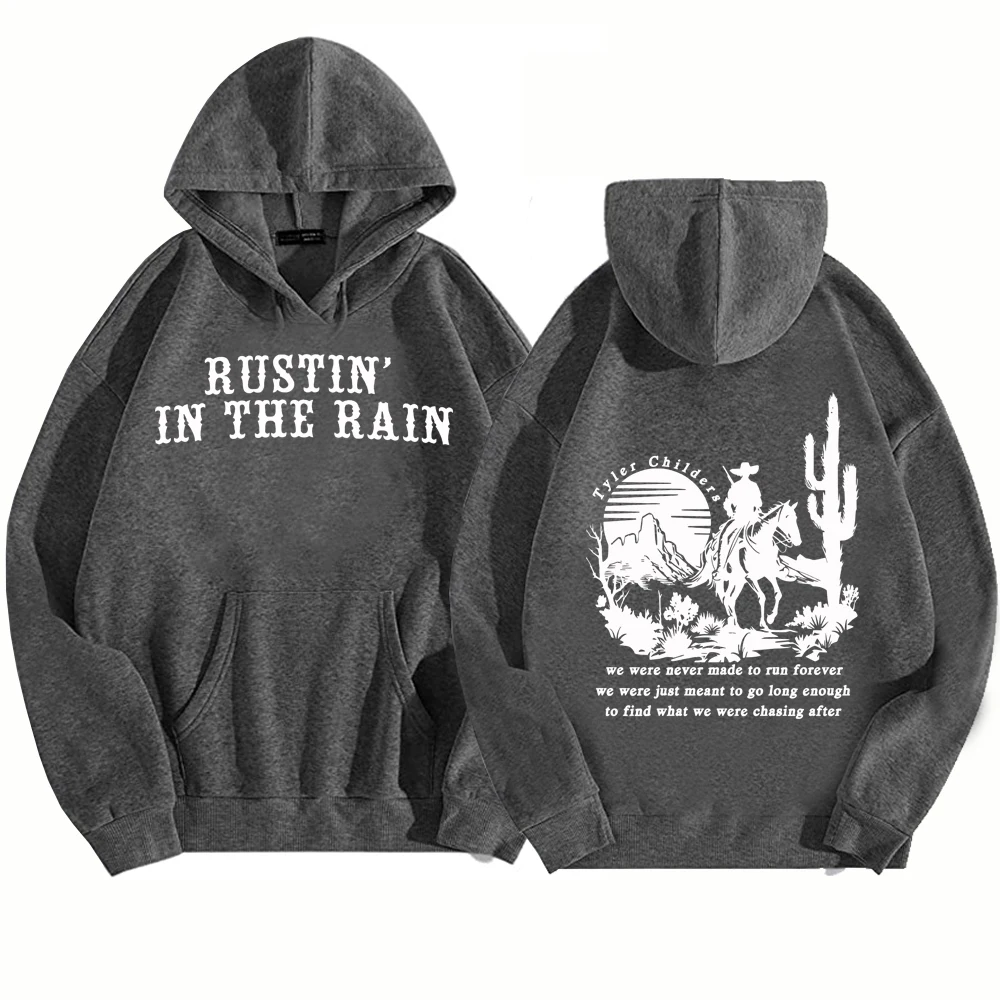 Rustin In The Rain Tyler Childers Hoodie Country Music Man Woman Hip Hop Harajuku Pullover Tops Sweatshirt