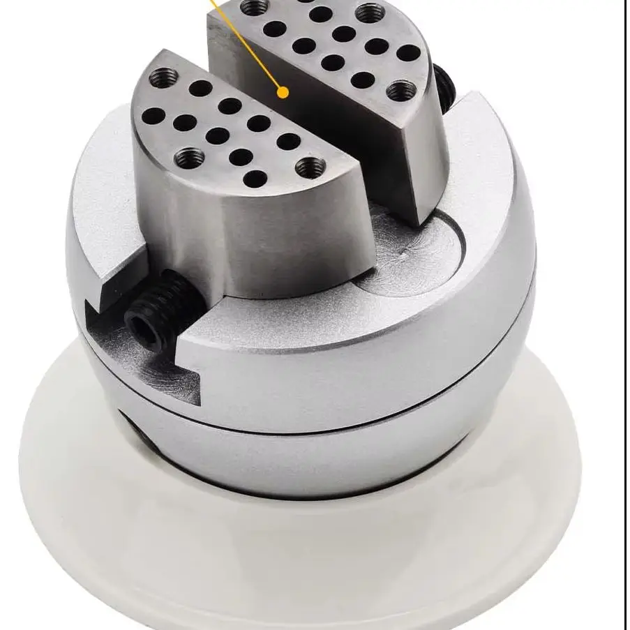 Professional 3 Inch Jewelry Micro Block Engraving Vise Ball 360 Degree Rotating Stone Setting Tool Steel Goldsmith Clamp