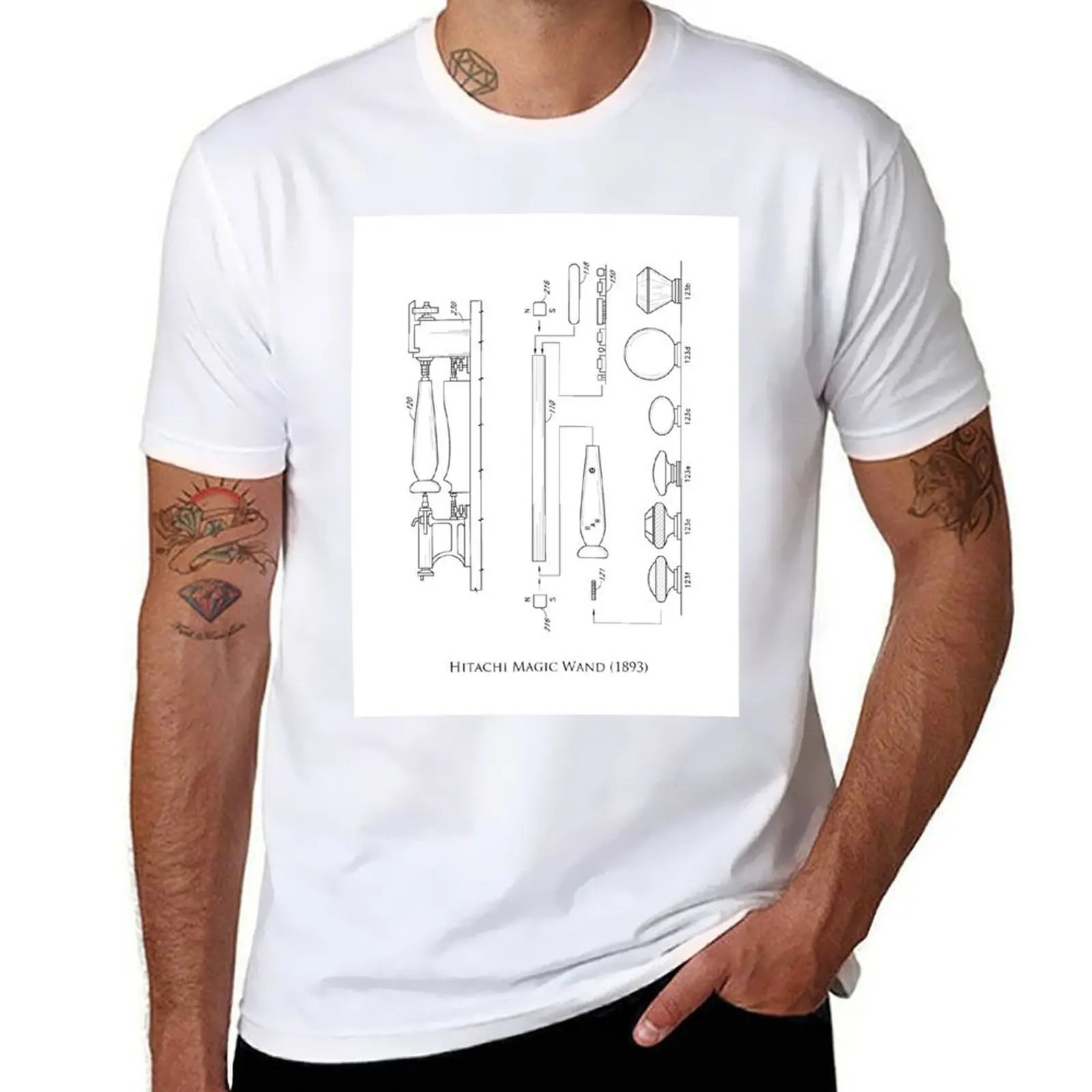 

hitachi magic wand 2.22 T-Shirt graphic t shirts for man man t shirt heavy cotton man t shirt cotton high quality T-Shirt