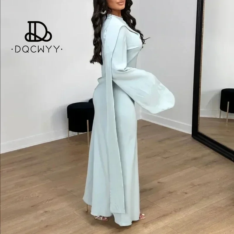 2024 Womens Dresses Spring Elegant Dresses for Women Long Shoulder Strap Loose Solid Color Casual Long Dresses Woman Clothing