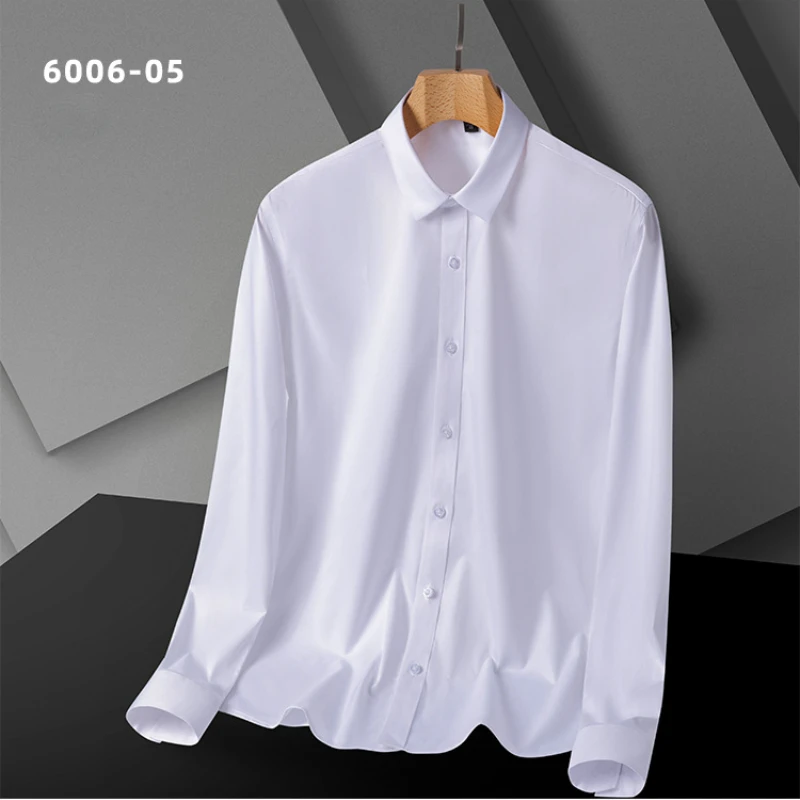 Office Wear Mens Shirts Long Sleeve Dress Shirts Slim Fit Men Long Sleeve Shirt Casual Camisa Social Business White Shirt