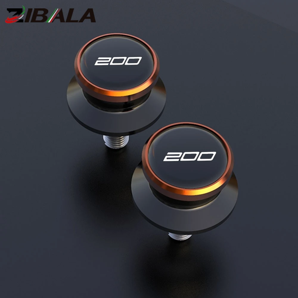 For 200 Duke RC200 RC 200 2012-2013 2014 2015 Motorcycle Aluminum Accessories Valve Caps M10 Swingarm Spools Slider Stand Screws