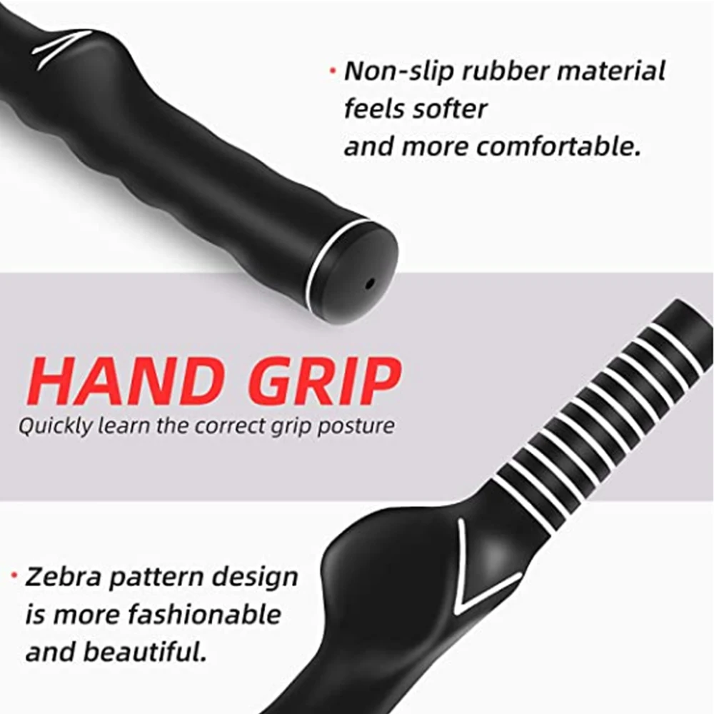 1Pcs Golf Club Grip  Swing Grip Trainer Teaching Practice Aid Training Grip Golf Hand Position Training Tool for Man Woman Kids