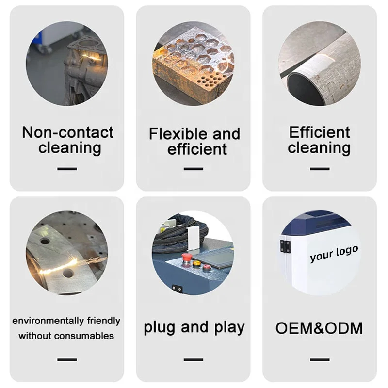 Bingyan 1500w 2000w 3000w Mopa منظف الألياف لإزالة الصدأ للبيع