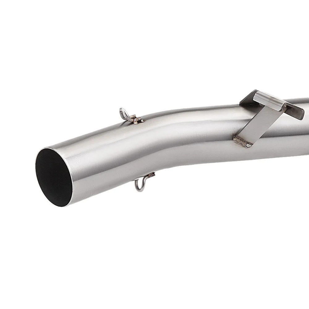 Exhaust Systems Exhaust Tips Muffler 370mm Mid Link Pipe Slip For Suzuki GSF650 GSX650F 2007-16 Exhausts Pipes