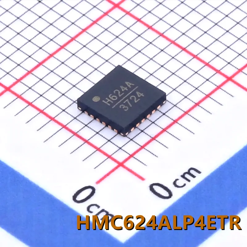 HMC624ALP4ETR (5pieces) QFN-24 0.1 GHz to 6.0 GHz,0.5 dB LSB, 6-Bit, Digital Attenuator ,Original In Stock