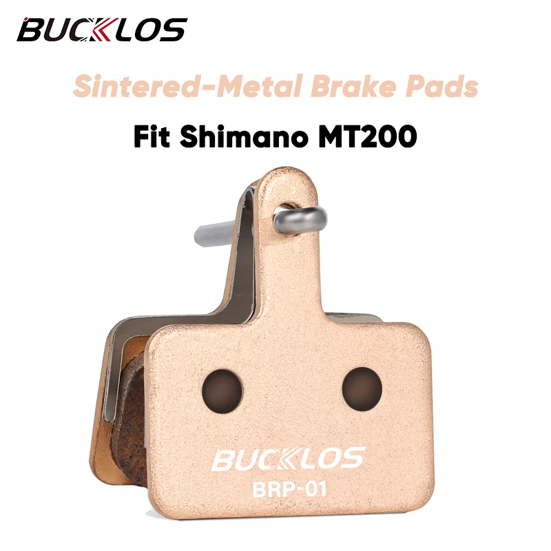 

BUCKLOS Brake Pads Fit B01S B03S B05S Bicycle Sintered-Metal Disc Brake Pads for SHIMANO MT200 Durable MTB Road Bike Brake Pads