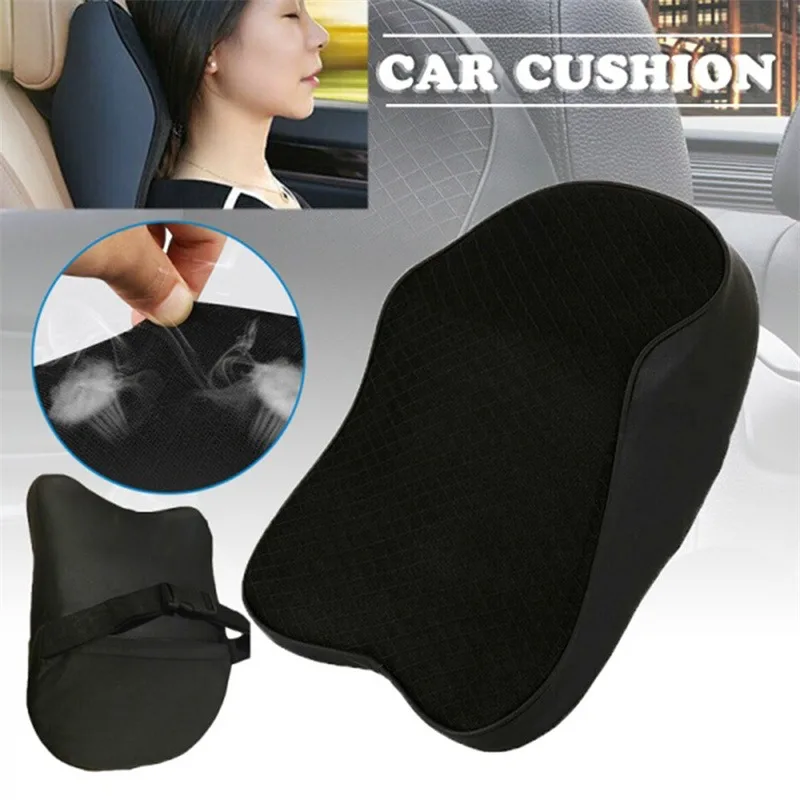 Breathable Car Headrest Seat Cushion Memory Foam Pillow Head Support Neck Rest for Cars Travel Pillows 3D Memory Foam Neckrest