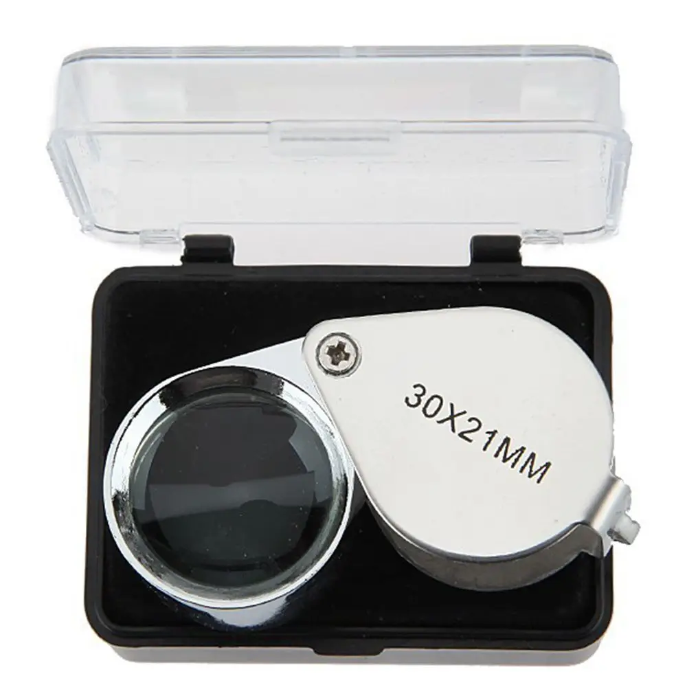 Hot Jewelers Good Quality Magnifier Triplet Diamond 30X Glass Glass Loop Eye Loupe Jewelry Loupe Loop Magnifying