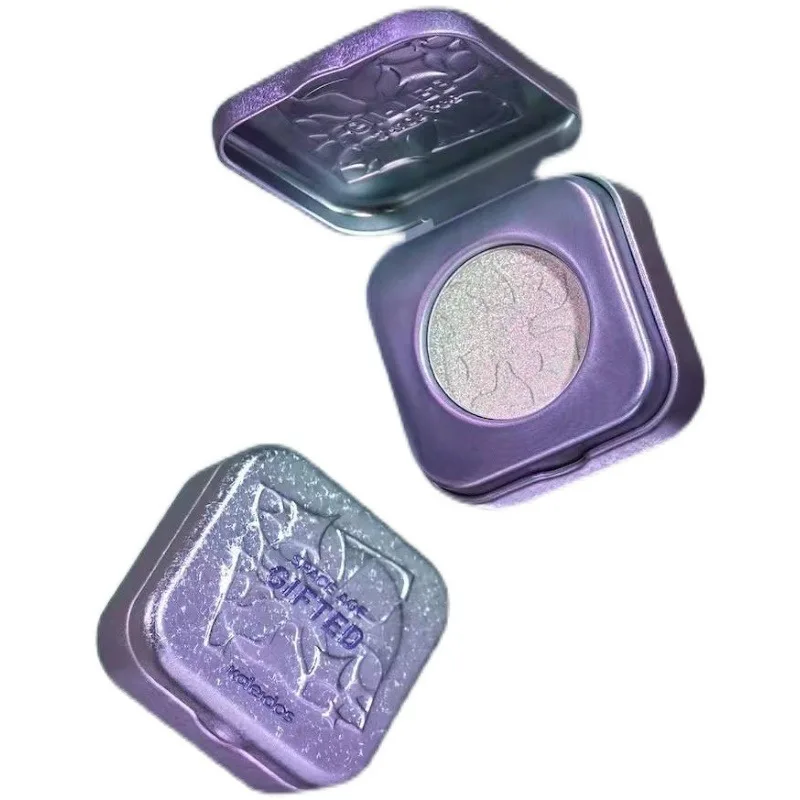 Kaleidos Space Age Profetie Highlighter Glitter Palette Chrome Gezichtsmake-up Kameleon Diamant Poeder Verhelderende oogschaduw