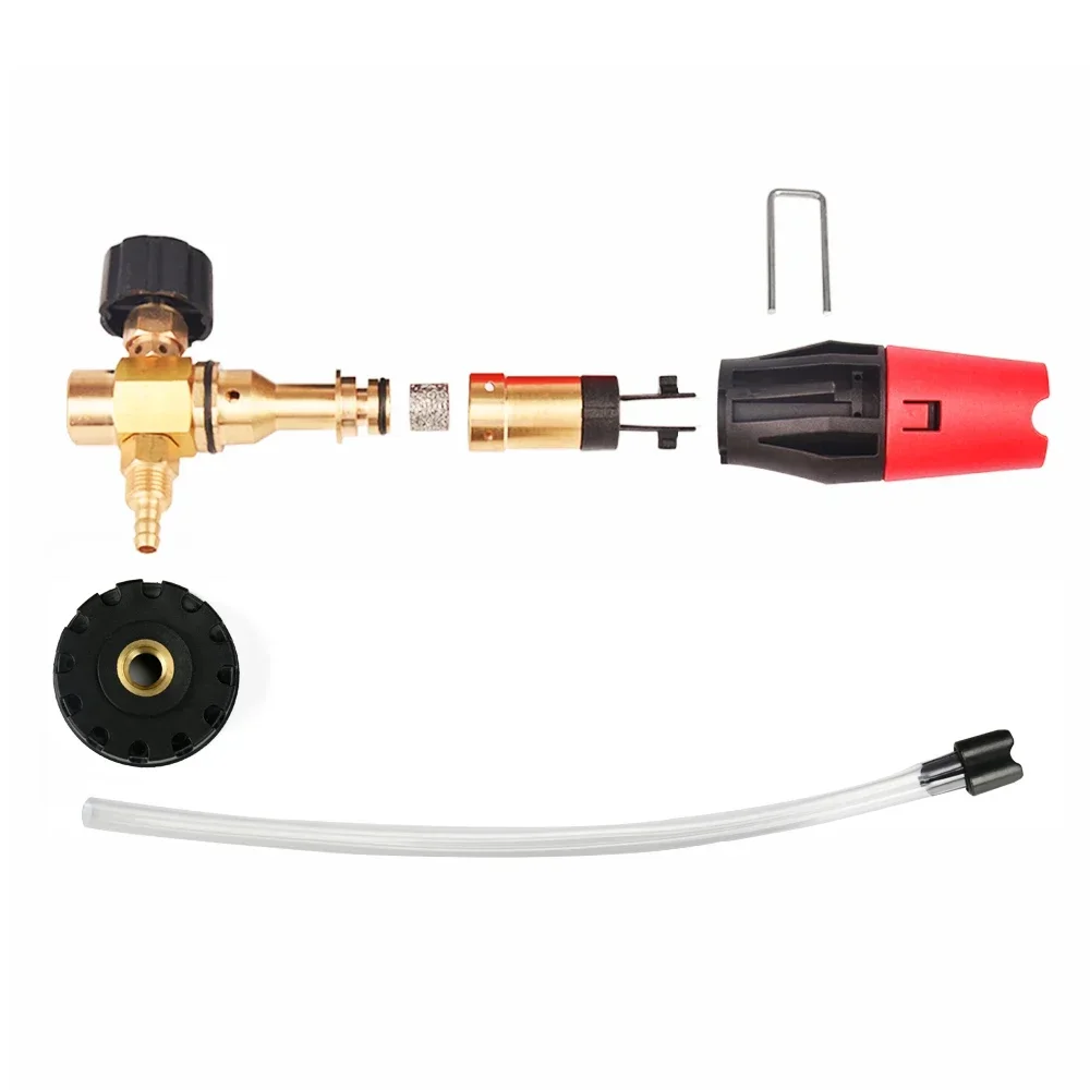 

Кастрюля-распылитель пены высокого давления, шайба, медная мойка автомобиля, пистолет-распылитель пены, распылительная головка для пены для мойки автомобилей, горшок PA