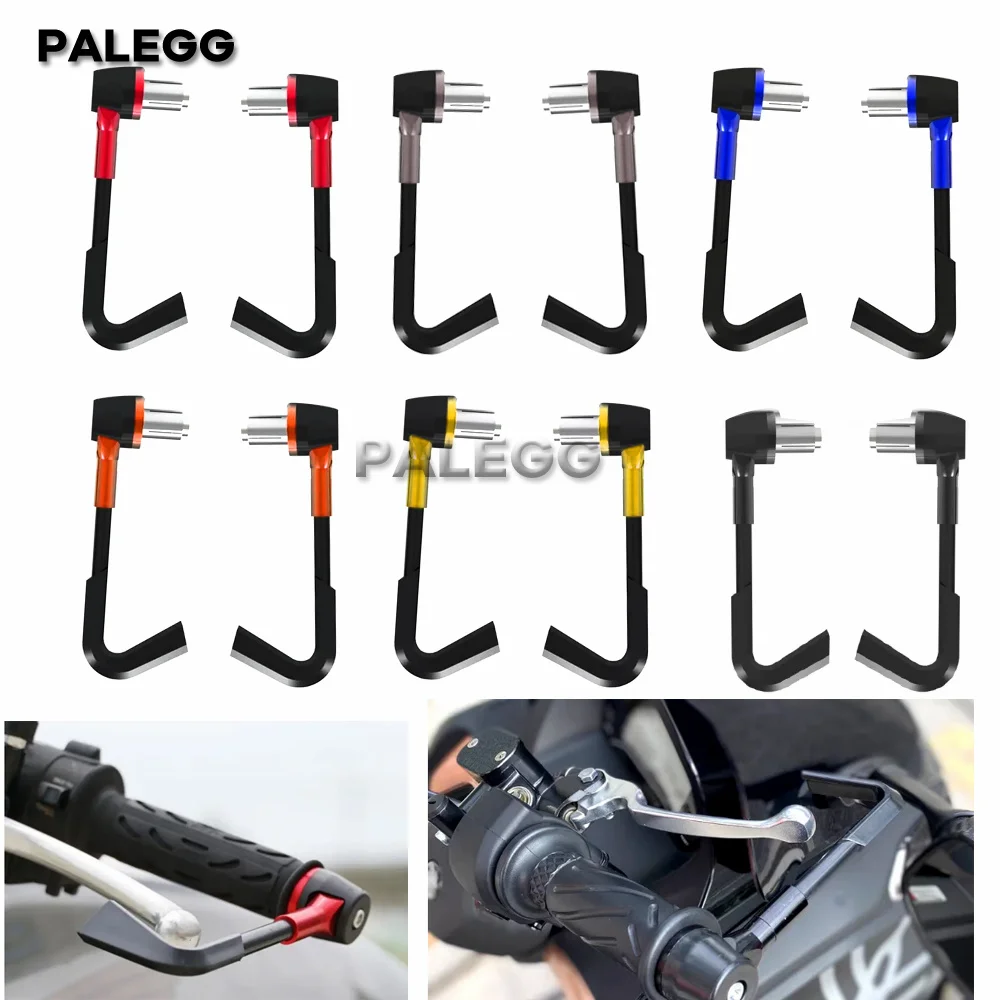 1 Paar 22MM Universal Motorrad-Modifikationsteile Schutzstange Hupe Bremsen Handschutz Moto Brems- und Kupplungshebel-Protektor