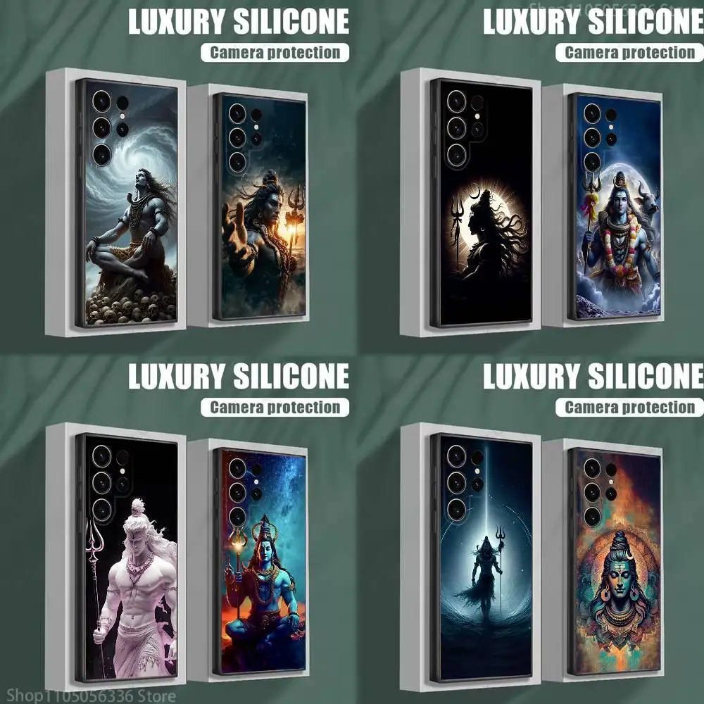 

Lord Shiva Hindu G-God Buddha Phone Case For Samsung S25,S24,S23,S22,S21,S20,S10,Ultra,Plus,Lite,FE,Soft Silicone Black Cover